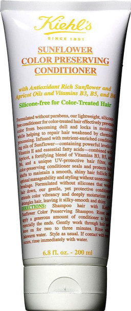 Kiehls Sunflower Color Preserving Conditioner For ColorTreated Hair  200ml/6.8oz