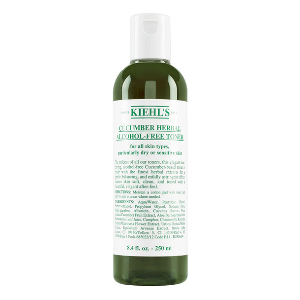 Cucumber Herbal AlcoholFree Toner Dry or Sensitive Skin 250ml/8.4oz