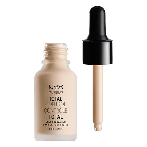 NYX PROFESSIONAL MAKEUP Total Control Drop Foundation - Alabaster, With Yellow Undertones