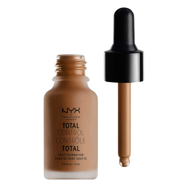 NYX PROFESSIONAL MAKEUP Total Control Drop Foundation - Mocha, Light Brown