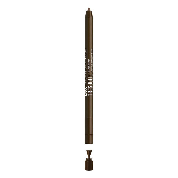 NYX PROFESSIONAL MAKEUP Tres Jolie Gel Pencil Liner, Brown