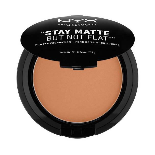NYX PROFESSIONAL MAKEUP Stay Matte But Not Flat Powder Foundation, Nutmeg