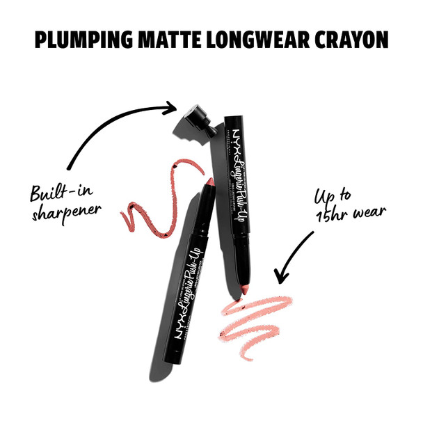 NYX PROFESSIONAL MAKEUP Lip Lingerie Push-Up Long Lasting Plumping Lipstick - French Maid (Mute Mauve)