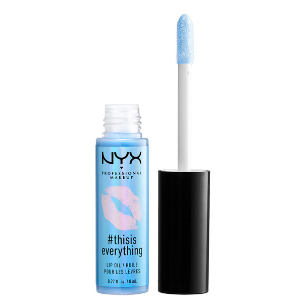 NYX PROFESSIONAL MAKEUP #THISISEVERYTHING Lip Oil, Lip Gloss - Sheer Sky Blue