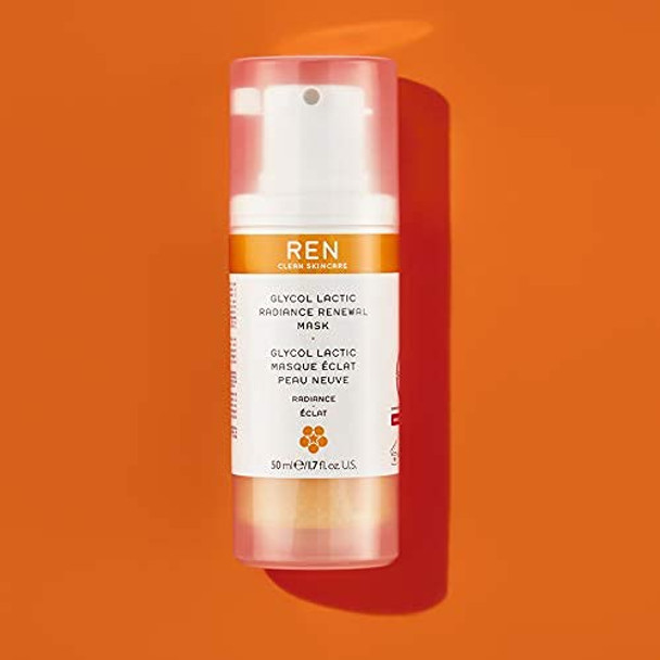 REN Clean Skincare Ready Steady Glow Daily AHA Tonic and Glycol Lactic Radiance Renewal Mask