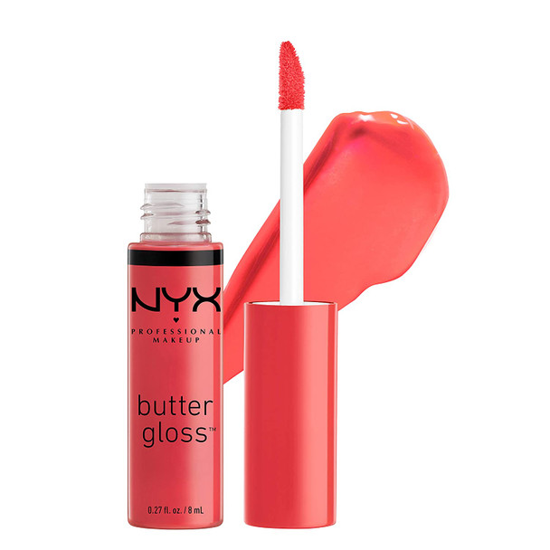 NYX Professional Makeup Butter Gloss, Pink Buttercream, 0.27 Fluid Ounce