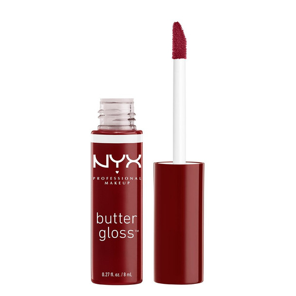 NYX Professional Makeup Butter Gloss, Red Wine Truffle, 0.27 Fluid Ounce NYX Professional Makeup Butter Gloss, Red Wine Truffle, 0.27 Fluid Ounce