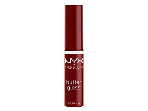 NYX Professional Makeup Butter Gloss, Red Wine Truffle, 0.27 Fluid Ounce