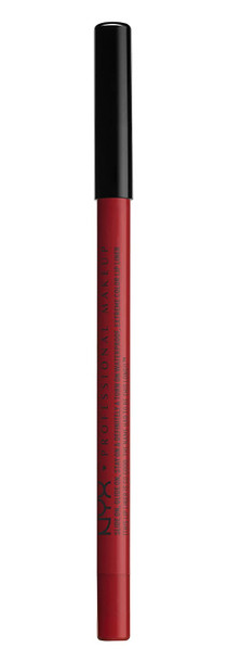 NYX PROFESSIONAL MAKEUP Slide On Lip Pencil, Lip Liner - Red Tape (Deep Red)