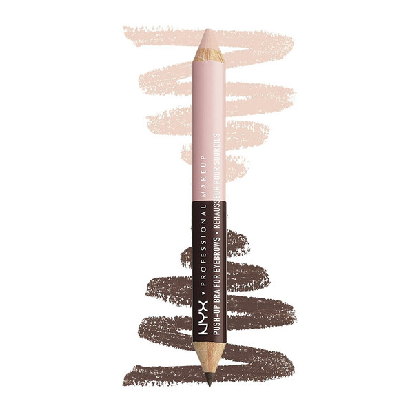 NYX EBPB01 Eye Brow Highlighter, Brown/Pale Pink