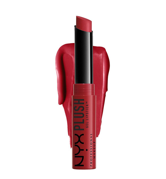 NYX Professional Makeup Plush Gel Lipstick, Sharp Femme, 0.05 Ounce