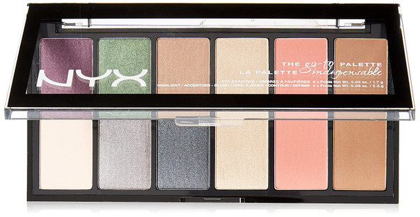 NYX PROFESSIONAL MAKEUP Go-to Palette, Bon Voyage, 0.54 Ounce