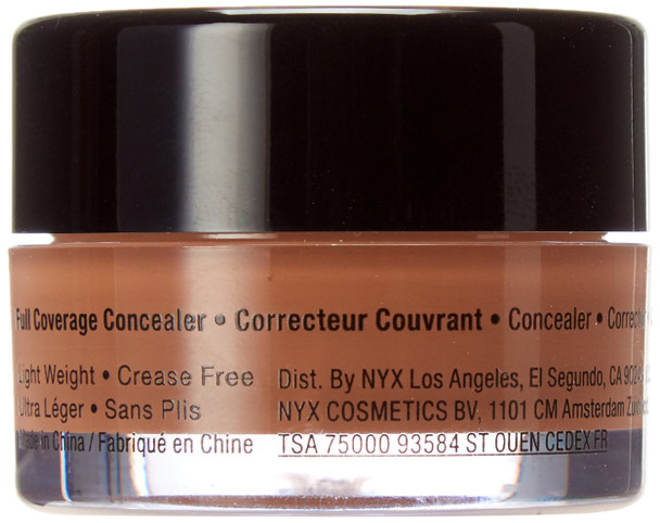 NYX Professional Makeup Concealer Jar, Nutmeg, 0.25 Ounce