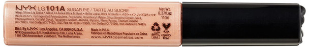 NYX Professional Makeup Mega Shine Lip Gloss, Sugar Pie, 0.37 Ounce