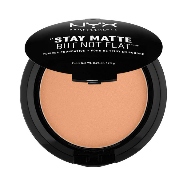 NYX PROFESSIONAL MAKEUP Stay Matte But Not Flat Powder Foundation, Tawny