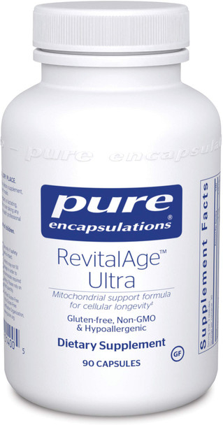 Pure Encapsulations - Revitalage Ultra - Hypoallergenic Supplement For Enhanced Cardiovascular, Metabolic And Neurocognitive Support - 90 Capsules