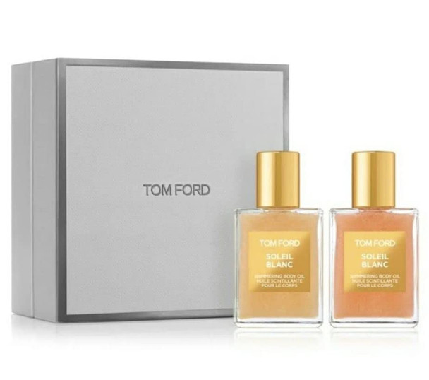 Tom Ford Soleil Blanc Shimmering Body Oil Duo - Bronze and Rose Gold - Travel Size