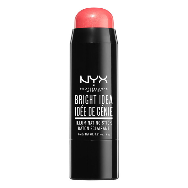 NYX Professional Makeup Bright Idea Illuminating Stick, Rose Petal Pop, 0.21 Ounce
