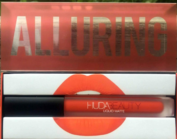 Huda Beauty Alluring Matte Liquid Lipstick [Full Size 0.17 fl oz/ 5ml]