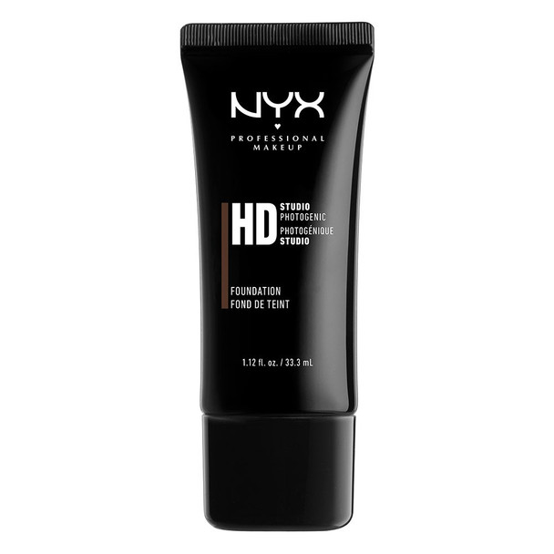 NYX Professional Makeup HD Foundation, Deep Espresso, 1.12 Fluid Ounce