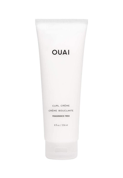 OUAI Curl creme, The Universal creme for All Curl Types, Fragrance-Free, 8 Fluid Ounces