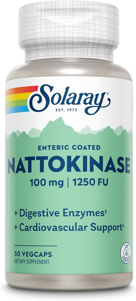 Solaray Nattokinase, Veg Cap (Btl-Plastic) 100mg | 30ct