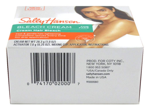 Sally Hansen Creme Hair Bleach For Face (3 Pack)