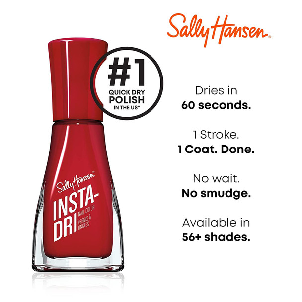 Sally Hansen Insta-Dri Nail Polish - City Chic Collection - Fast and Fuchsia - 0.31 fl oz