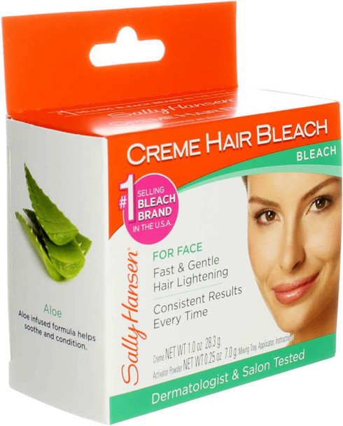 Sally Hansen Creme Hair Bleach for Face (2 Pack)