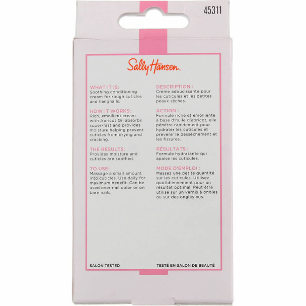 Sally Hansen Cuticle Massage Cream 0.4 Ounce (12ml) (3 Pack)