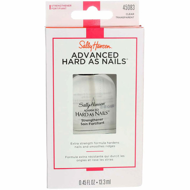 Sally Hansen Advanced Hard As Nails Clear 0.45 Ounce (13.3ml) (6 Pack)