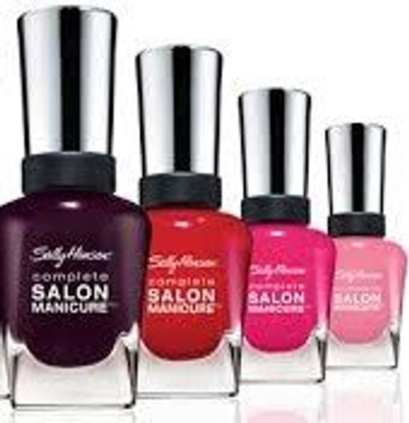 8 Sally Hansen Complete Salon Manicure Bright,Shimmer Fun Fingernail Polish Set