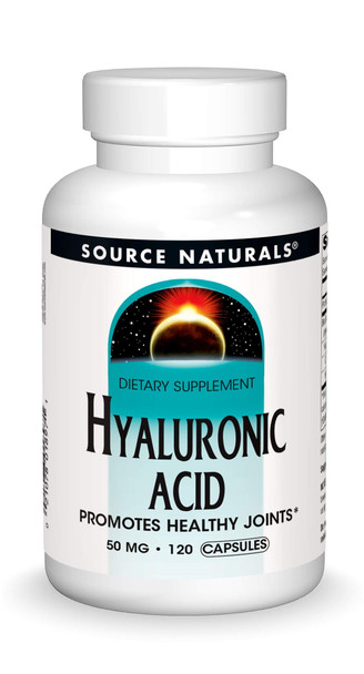 Source Naturals Hyaluronic Acid 50mg, 120 Capsules