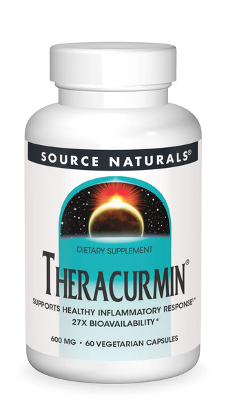 SOURCE NATURALS Theracurmin 600 Mg Vegetable Capsule, 60 Count