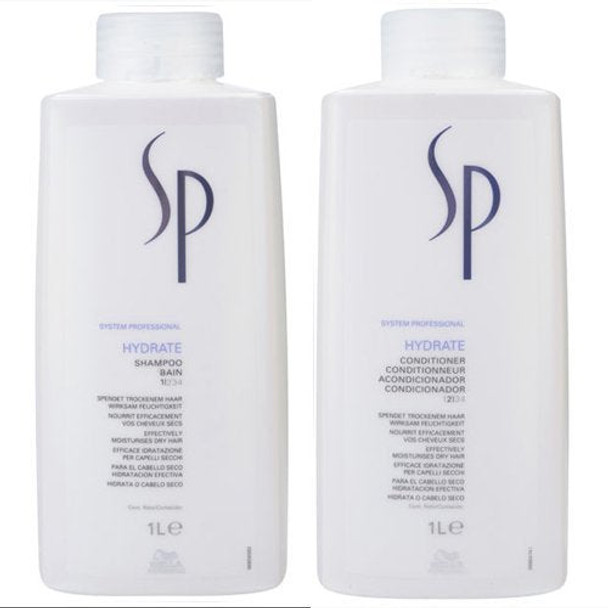 Wella SP Hydrate Shampoo 1000ml and Conditioner 1000ml