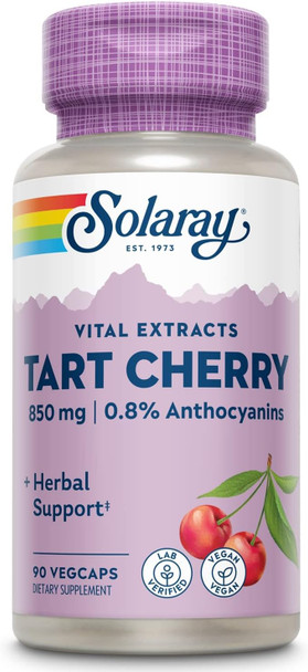 Tart Cherry Solaray 90 VegCaps