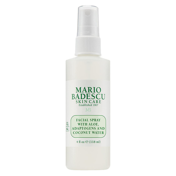 Mario Badescu Setting Facial Spray Mist with Aloe & Coconut Water, Refreshing and Hydrating Makeup Spray, Alcohol Free, Fragrance Free, Dye & Sulfate Free