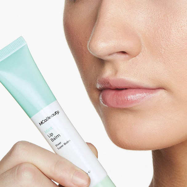 MCoBeauty Lip Balm Moisturizer - Long-Lasting Treatment for Dry and Chapped Lips - Protects Against Moisture Loss - Leaves Lips Feeling Soft, Supple and Full - Vegan - Mint Flavor