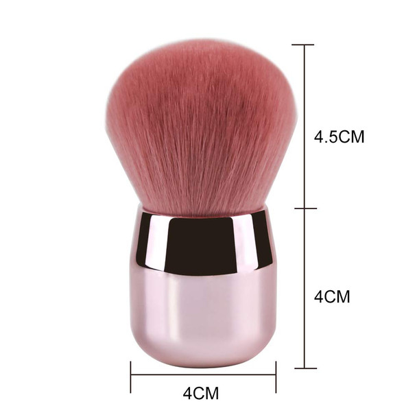 Foundation Brush,Daubigny Large Pink Powder Brush Flat Arched Premium Durable Kabuki Makeup Brush Perfect For Blending Liquid,Cream and Flawless Powder,Buffing, Blending,Concealer ¦