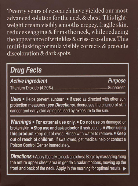 Perricone MD Neuropeptide Restorative Neck & Chest Therapy Broad Spectrum SPF 25 2 oz (Pack of 1)