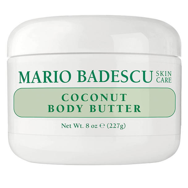 Mario Badescu Coconut Body Butter for All Skin Types | Body Moisturizer for Smooth and Radiant Skin |Formulated with Shea Butter| 8 OZ