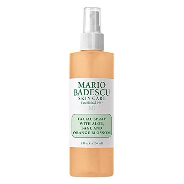 Mario Badescu Facial Spray with Aloe, Sage and Orange Blossom for All Skin Types | Face Mist that Hydrates & Uplifts