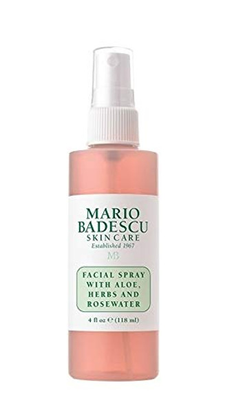 Mario Badescu Radiant Skin Trio, Includes Facial Spray With Aloe, Herbs and Rosewater(4 Fl Oz), Glycolic Foaming Cleanser(6 Fl Oz) and Super Collagen Mask(2 Oz)