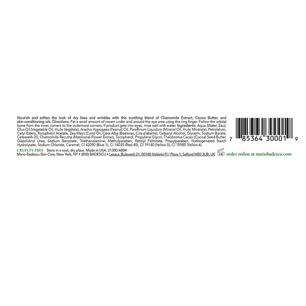 Mario Badescu Chamomile Eye Cream, 0.5 oz