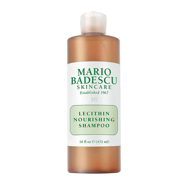 Mario Badescu Lecithin Nourishing Shampoo for All Skin Types | Formulated with Jojoba Oil & Lecithin | For Dry, Damaged & Color-Treated Hair