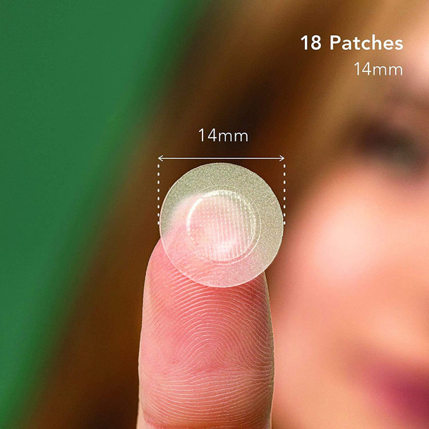 Rael Miracle Microcrystal Spot Cover - Hydrocolloid, Acne Pimple Spot Patches with Tea Tree Oil, Early Stage (18 Count)