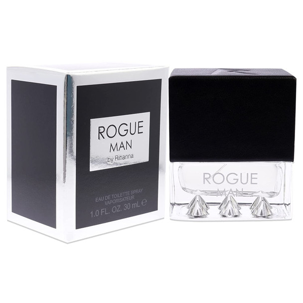 Rihanna Rogue Man for Men Eau de Toilette Spray, 1 Ounce