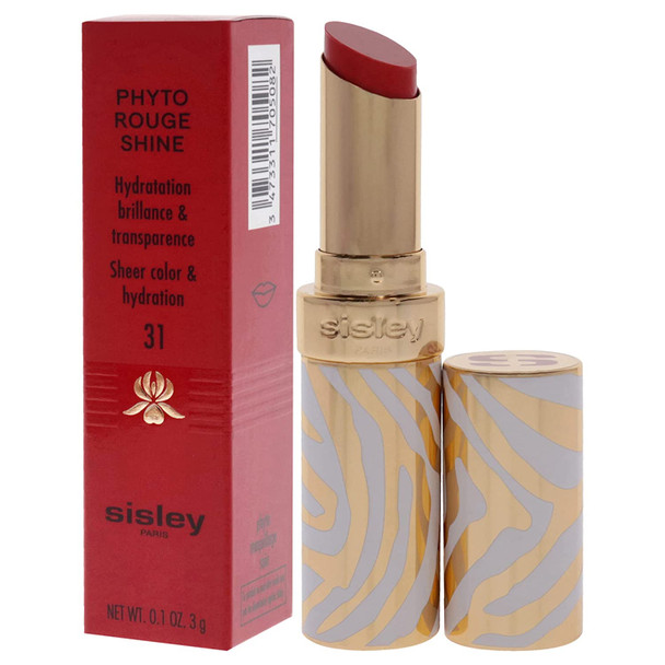 Sisley Phyto-Rouge Shine Lipstick - 31 Sheer Chili Lipstick (Refillable) Women 0.1 oz