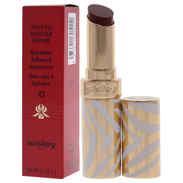 Sisley Phyto-Rouge Shine Lipstick - 42 Sheer Cranberry Lipstick (Refillable) Women 0.1 oz