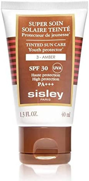 Sisley Super Soin Solaire Tinted SPF 30 No. 3 Amber Sun Care for Women, 1.3 Ounce